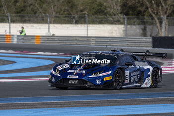 2024-04-06 - 163 ENGELHART Christian (ger), PERERA Franck (fra), MAPELLI Marco (ita), GRT - Grasser Racing Team, Lamborghini GT3 Evo, action during the 1st round of the 2024 Fanatec GT World Challenge powered by AWS on the Circuit Paul Ricard, from April 5 to 7, 2024 in Le Castellet, France - AUTO - GT WORLD CHALLENGE 2024 - PAUL RICARD - GRAND TOURISM - MOTORS
