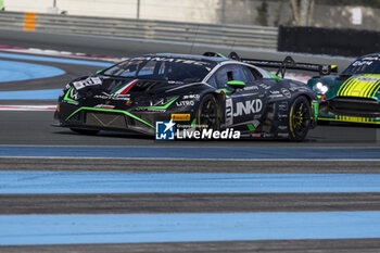 2024-04-06 - 72 RINDONE Gabriel (are), STEVENSON Casper (gbr), KUJALA Patrick (fin), Barwell Motorsport, Lamborghini Huracan GT3 Evo2, action during the 1st round of the 2024 Fanatec GT World Challenge powered by AWS on the Circuit Paul Ricard, from April 5 to 7, 2024 in Le Castellet, France - AUTO - GT WORLD CHALLENGE 2024 - PAUL RICARD - GRAND TOURISM - MOTORS