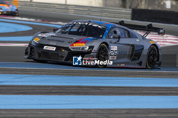 2024-04-06 - 26 TBA, TBA, TBA, Sainteloc Racing, Audi R8 LMS GT3 Evo II, action during the 1st round of the 2024 Fanatec GT World Challenge powered by AWS on the Circuit Paul Ricard, from April 5 to 7, 2024 in Le Castellet, France - AUTO - GT WORLD CHALLENGE 2024 - PAUL RICARD - GRAND TOURISM - MOTORS