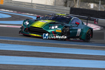 2024-04-06 - 11 TBA, TBA, TBA, Comotoyou Racing, Aston Martin Vantage AMR GT3 Evo, action during the 1st round of the 2024 Fanatec GT World Challenge powered by AWS on the Circuit Paul Ricard, from April 5 to 7, 2024 in Le Castellet, France - AUTO - GT WORLD CHALLENGE 2024 - PAUL RICARD - GRAND TOURISM - MOTORS