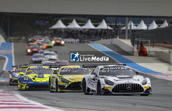 2024-04-07 - 77 MAINI Arjun (ind), OWEGA Jusuf (ger), BERETTA Michele (ita), Haupt Racing Team, Mercedes-AMG GT3 Evo, action during the 1st round of the 2024 Fanatec GT World Challenge powered by AWS on the Circuit Paul Ricard, from April 5 to 7, 2024 in Le Castellet, France - AUTO - GT WORLD CHALLENGE 2024 - PAUL RICARD - GRAND TOURISM - MOTORS