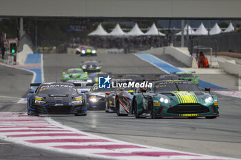 2024-04-07 - 11 TBA, TBA, TBA, Comotoyou Racing, Aston Martin Vantage AMR GT3 Evo, action during the 1st round of the 2024 Fanatec GT World Challenge powered by AWS on the Circuit Paul Ricard, from April 5 to 7, 2024 in Le Castellet, France - AUTO - GT WORLD CHALLENGE 2024 - PAUL RICARD - GRAND TOURISM - MOTORS