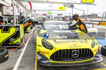 2024-04-07 - 02 GOUNON Jules (and), SCHILLER Fabian (ger), STOLZ Luca (ger), Mercedes AMG Team GetSpeed, Mercedes-AMG GT3 Evo, action during the 1st round of the 2024 Fanatec GT World Challenge powered by AWS on the Circuit Paul Ricard, from April 5 to 7, 2024 in Le Castellet, France - AUTO - GT WORLD CHALLENGE 2024 - PAUL RICARD - GRAND TOURISM - MOTORS