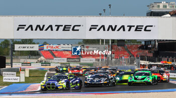 2024-05-18 - Start Race1 in Misano World Circuit Marco Simoncelli, During Fanatec GT World Challange Misano 2024 , 18 May , In Misano , Italy - FANATEC GT WORLD CHALLANGE MISANO 2024 - GRAND TOURISM - MOTORS