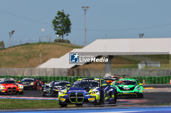 2024-05-18 - #46 Maxime Martin, Valentino Rossi Of The Team Wrt, Bmw M4 Gt3, They Face Race1 During Fanatec GT World Challange Misano 2024 , 18 May , In Misano , Italy - FANATEC GT WORLD CHALLANGE MISANO 2024 - GRAND TOURISM - MOTORS