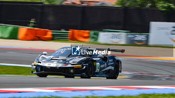 2024-05-18 - #14 Konsta Lappalainen, Ben Green Of The Team Emil Frey Racing, Ferrari 296 Gt3, They Face Race1 During Fanatec GT World Challange Misano 2024 , 18 May , In Misano , Italy - FANATEC GT WORLD CHALLANGE MISANO 2024 - GRAND TOURISM - MOTORS