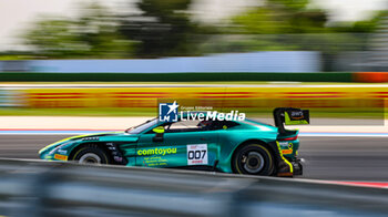 2024-05-18 - #7 Mattia Drudi, Nicolas Baert Of The Team Comtoyou Racing, Aston Martin Vantage Amr Gt3, They Face Race1 During Fanatec GT World Challange Misano 2024 , 18 May , In Misano , Italy - FANATEC GT WORLD CHALLANGE MISANO 2024 - GRAND TOURISM - MOTORS