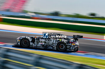 2024-05-18 - #90 Ezequiel Perez Companc, Alexander Sims Of The Team Madpanda Motorsport, Mercedes-Amg Gt3 EvoThey Face Race1 During Fanatec GT World Challange Misano 2024 , 18 May , In Misano , Italy - FANATEC GT WORLD CHALLANGE MISANO 2024 - GRAND TOURISM - MOTORS