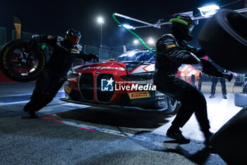 2024-05-18 - #32 Dries Vanthoor, Charles Weerts Of The Team Wrt, Bmw M4 Gt3,They Face Pit Stop in Race2 During Fanatec GT World Challange Misano 2024 ,18 May , In Misano , Italy - FANATEC GT WORLD CHALLANGE MISANO 2024 - GRAND TOURISM - MOTORS