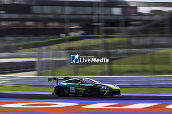 2024-05-17 - 07 THIIM Nicki (dnk), DRUDI Mattia (mco), SORENSEN Marco (dnk), Comotoyou Racing, Aston Martin Vantage AMR GT3 Evo, action during the 3rd round of the 2024 GT World Challenge Sprint Cup on the Misano World Circuit Marco Simoncelli, from May 17 to 19, 2024 in Misano Adriatico, Italy - AUTO - GT WORD SPRINT CUP MISANO 2024 - GRAND TOURISM - MOTORS