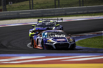 2024-05-17 - 06 ENGSTLER Luca (ger), HOFER Max (aus), Liqui Moly Team Engstler by OneGroup, Audi R8 LMS GT3 Evo II, action during the 3rd round of the 2024 GT World Challenge Sprint Cup on the Misano World Circuit Marco Simoncelli, from May 17 to 19, 2024 in Misano Adriatico, Italy - AUTO - GT WORD SPRINT CUP MISANO 2024 - GRAND TOURISM - MOTORS