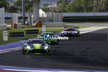 2024-05-17 - 07 THIIM Nicki (dnk), DRUDI Mattia (mco), SORENSEN Marco (dnk), Comotoyou Racing, Aston Martin Vantage AMR GT3 Evo, action during the 3rd round of the 2024 GT World Challenge Sprint Cup on the Misano World Circuit Marco Simoncelli, from May 17 to 19, 2024 in Misano Adriatico, Italy - AUTO - GT WORD SPRINT CUP MISANO 2024 - GRAND TOURISM - MOTORS