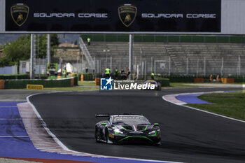 2024-05-17 - 72 RINDONE Gabriel (are), STEVENSON Casper (gbr), KUJALA Patrick (fin), Barwell Motorsport, Lamborghini Huracan GT3 Evo2, action during the 3rd round of the 2024 GT World Challenge Sprint Cup on the Misano World Circuit Marco Simoncelli, from May 17 to 19, 2024 in Misano Adriatico, Italy - AUTO - GT WORD SPRINT CUP MISANO 2024 - GRAND TOURISM - MOTORS