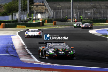 2024-05-17 - 78 BECHTOLSHEIMER Till (usa), DOQUIN Antoine (fra), MITCHELL Sandy (gbr), Barwell Motorsport, Lamborghini Huracan GT3 Evo 2, action during the 3rd round of the 2024 GT World Challenge Sprint Cup on the Misano World Circuit Marco Simoncelli, from May 17 to 19, 2024 in Misano Adriatico, Italy - AUTO - GT WORD SPRINT CUP MISANO 2024 - GRAND TOURISM - MOTORS