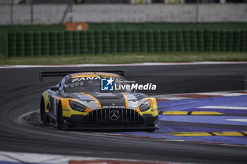 2024-05-17 - 09 GOTZ Maximilian (ger), DROUET Thomas (fra), CHRISTODOULOU Adam (gbr), Boutsen VDS, Mercedes-AMG GT3 Evo, action during the 3rd round of the 2024 GT World Challenge Sprint Cup on the Misano World Circuit Marco Simoncelli, from May 17 to 19, 2024 in Misano Adriatico, Italy - AUTO - GT WORD SPRINT CUP MISANO 2024 - GRAND TOURISM - MOTORS