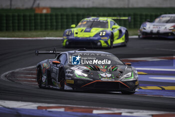 2024-05-17 - 78 BECHTOLSHEIMER Till (usa), DOQUIN Antoine (fra), MITCHELL Sandy (gbr), Barwell Motorsport, Lamborghini Huracan GT3 Evo 2, action during the 3rd round of the 2024 GT World Challenge Sprint Cup on the Misano World Circuit Marco Simoncelli, from May 17 to 19, 2024 in Misano Adriatico, Italy - AUTO - GT WORD SPRINT CUP MISANO 2024 - GRAND TOURISM - MOTORS