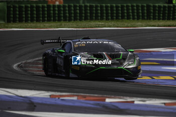 2024-05-17 - 72 RINDONE Gabriel (are), STEVENSON Casper (gbr), KUJALA Patrick (fin), Barwell Motorsport, Lamborghini Huracan GT3 Evo2, action during the 3rd round of the 2024 GT World Challenge Sprint Cup on the Misano World Circuit Marco Simoncelli, from May 17 to 19, 2024 in Misano Adriatico, Italy - AUTO - GT WORD SPRINT CUP MISANO 2024 - GRAND TOURISM - MOTORS