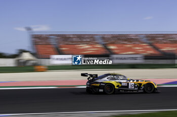 2024-05-17 - 10 PANIS Aurélien (fra), GAZEAU César (fra), MEYUHAS Roee (usa), Boutsen VDS, Mercedes-AMG GT3 Evo, action during the 3rd round of the 2024 GT World Challenge Sprint Cup on the Misano World Circuit Marco Simoncelli, from May 17 to 19, 2024 in Misano Adriatico, Italy - AUTO - GT WORD SPRINT CUP MISANO 2024 - GRAND TOURISM - MOTORS