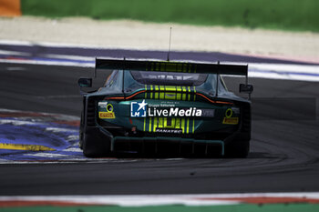 2024-05-17 - 12 BAERT Nicolas (bel), OGAARD Sebastian (dnk), HUTCHISON Finlay (gbr), Comotoyou Racing, Aston Martin Vantage AMR GT3 Evo, action during the 3rd round of the 2024 GT World Challenge Sprint Cup on the Misano World Circuit Marco Simoncelli, from May 17 to 19, 2024 in Misano Adriatico, Italy - AUTO - GT WORD SPRINT CUP MISANO 2024 - GRAND TOURISM - MOTORS