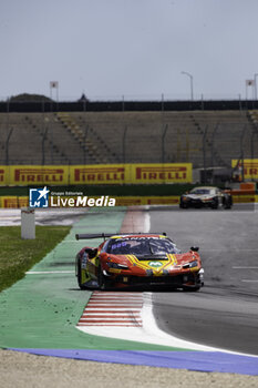 2024-05-17 - 52 MACHIELS Louis (bel), MACHIELS Jef (bel), BERTOLINI Andrea (ita), AF Corse, Ferrari 296 GT3, action during the 3rd round of the 2024 GT World Challenge Sprint Cup on the Misano World Circuit Marco Simoncelli, from May 17 to 19, 2024 in Misano Adriatico, Italy - AUTO - GT WORD SPRINT CUP MISANO 2024 - GRAND TOURISM - MOTORS