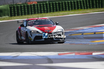 2024-05-18 - 155 BRUNNHAGEN Mikael (swe), BRUNNHAGEN Christoffer (swe), Toyota Gazoo Racing Sweden, Toyota GR Supra GT4 Evo, action during the 2nd round of the 2024 GT4 European Series powered by Rafa Racing Club on the Misano World Circuit Marco Simoncelli, from May 17 to 19, 2024 in Misano Adriatico, Italy - AUTO - GT4 EUROPEAN SERIES MISANO 2024 - GRAND TOURISM - MOTORS