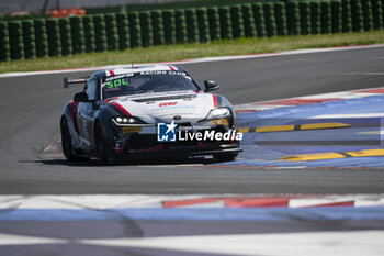 2024-05-18 - 13 VLADYKIN Vasily (nd), SOLOKOVTSEV Andrey (nd), Teichmann Continental Racing, Toyota GR Supra GT4 Evo, action during the 2nd round of the 2024 GT4 European Series powered by Rafa Racing Club on the Misano World Circuit Marco Simoncelli, from May 17 to 19, 2024 in Misano Adriatico, Italy - AUTO - GT4 EUROPEAN SERIES MISANO 2024 - GRAND TOURISM - MOTORS