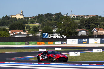 2024-05-18 - 39 DETOUT Baudouin (fra), TBA, GPA Racing, Aston Martin Vantage AMR GT4 Evo, action during the 2nd round of the 2024 GT4 European Series powered by Rafa Racing Club on the Misano World Circuit Marco Simoncelli, from May 17 to 19, 2024 in Misano Adriatico, Italy - AUTO - GT4 EUROPEAN SERIES MISANO 2024 - GRAND TOURISM - MOTORS