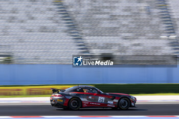 2024-05-18 - 15 PAPADOPULOS Alexandre (usa), IBANEZ TRULLOLS Liuc (spa), NM Racing Team, Mercedes-AMG GT4, action during the 2nd round of the 2024 GT4 European Series powered by Rafa Racing Club on the Misano World Circuit Marco Simoncelli, from May 17 to 19, 2024 in Misano Adriatico, Italy - AUTO - GT4 EUROPEAN SERIES MISANO 2024 - GRAND TOURISM - MOTORS