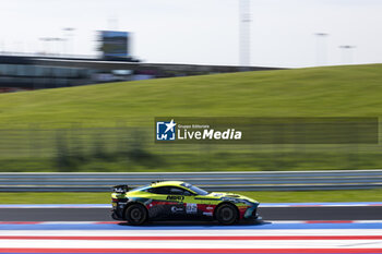 2024-05-18 - 82 VILLAGOMEZ Matéo (ecu), TBA, Racing Spirit of Leman, Aston Martin Vantage AMR GT4 Evo, action during the 2nd round of the 2024 GT4 European Series powered by Rafa Racing Club on the Misano World Circuit Marco Simoncelli, from May 17 to 19, 2024 in Misano Adriatico, Italy - AUTO - GT4 EUROPEAN SERIES MISANO 2024 - GRAND TOURISM - MOTORS