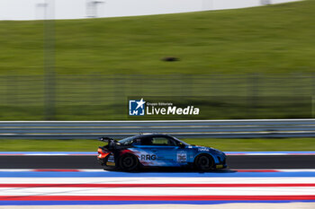 2024-05-18 - 36 LECLERC Antoine (fra), PANCIATICI Nelson (fra), Code Racing Development, Alpine A110 GT4 Evo, action during the 2nd round of the 2024 GT4 European Series powered by Rafa Racing Club on the Misano World Circuit Marco Simoncelli, from May 17 to 19, 2024 in Misano Adriatico, Italy - AUTO - GT4 EUROPEAN SERIES MISANO 2024 - GRAND TOURISM - MOTORS