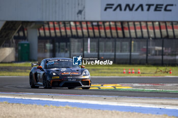 2024-05-18 - 24 BRICHE Florian (fra), BELTRAMELLI Viny (fra), JSB Compétition, Porsche 718 Cayman GT4 RS CS, action during the 2nd round of the 2024 GT4 European Series powered by Rafa Racing Club on the Misano World Circuit Marco Simoncelli, from May 17 to 19, 2024 in Misano Adriatico, Italy - AUTO - GT4 EUROPEAN SERIES MISANO 2024 - GRAND TOURISM - MOTORS