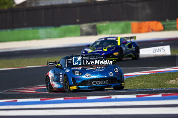 2024-05-18 - 36 LECLERC Antoine (fra), PANCIATICI Nelson (fra), Code Racing Development, Alpine A110 GT4 Evo, action during the 2nd round of the 2024 GT4 European Series powered by Rafa Racing Club on the Misano World Circuit Marco Simoncelli, from May 17 to 19, 2024 in Misano Adriatico, Italy - AUTO - GT4 EUROPEAN SERIES MISANO 2024 - GRAND TOURISM - MOTORS