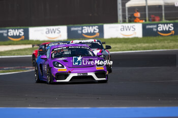 2024-05-18 - 131 CASALONGA Mathieu (fra), JSB Compétition, Porsche 718 Cayman GT4 RS CS, action during the 2nd round of the 2024 GT4 European Series powered by Rafa Racing Club on the Misano World Circuit Marco Simoncelli, from May 17 to 19, 2024 in Misano Adriatico, Italy - AUTO - GT4 EUROPEAN SERIES MISANO 2024 - GRAND TOURISM - MOTORS