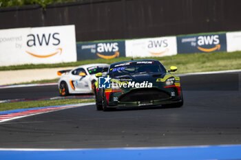 2024-05-18 - 82 VILLAGOMEZ Matéo (ecu), TBA, Racing Spirit of Leman, Aston Martin Vantage AMR GT4 Evo, action during the 2nd round of the 2024 GT4 European Series powered by Rafa Racing Club on the Misano World Circuit Marco Simoncelli, from May 17 to 19, 2024 in Misano Adriatico, Italy - AUTO - GT4 EUROPEAN SERIES MISANO 2024 - GRAND TOURISM - MOTORS