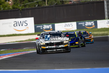 2024-05-18 - 61 EVANS Erik (usa), SIGNORETTI Marco (can), Academy Motorsport, Ford Mustang GT4 2024, action during the 2nd round of the 2024 GT4 European Series powered by Rafa Racing Club on the Misano World Circuit Marco Simoncelli, from May 17 to 19, 2024 in Misano Adriatico, Italy - AUTO - GT4 EUROPEAN SERIES MISANO 2024 - GRAND TOURISM - MOTORS