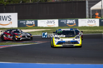 2024-05-18 - 33 LECERTUA Lorens (bel), LEANDRI Jean-Mathieu (fra), Chazel Technologie Course, Alpine A110 GT4 Evo, action during the 2nd round of the 2024 GT4 European Series powered by Rafa Racing Club on the Misano World Circuit Marco Simoncelli, from May 17 to 19, 2024 in Misano Adriatico, Italy - AUTO - GT4 EUROPEAN SERIES MISANO 2024 - GRAND TOURISM - MOTORS