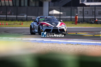 2024-05-18 - 90 SKARAS Emil (swe), HOLMLUND Hans (swe), Toyota Gazo Racing Sweden, Toyota GR Supra GT4 Evo, action during the 2nd round of the 2024 GT4 European Series powered by Rafa Racing Club on the Misano World Circuit Marco Simoncelli, from May 17 to 19, 2024 in Misano Adriatico, Italy - AUTO - GT4 EUROPEAN SERIES MISANO 2024 - GRAND TOURISM - MOTORS