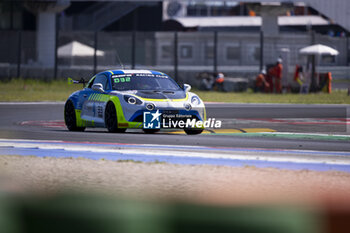 2024-05-18 - 33 LECERTUA Lorens (bel), LEANDRI Jean-Mathieu (fra), Chazel Technologie Course, Alpine A110 GT4 Evo, action during the 2nd round of the 2024 GT4 European Series powered by Rafa Racing Club on the Misano World Circuit Marco Simoncelli, from May 17 to 19, 2024 in Misano Adriatico, Italy - AUTO - GT4 EUROPEAN SERIES MISANO 2024 - GRAND TOURISM - MOTORS