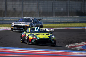 2024-05-18 - 82 VILLAGOMEZ Matéo (ecu), TBA, Racing Spirit of Leman, Aston Martin Vantage AMR GT4 Evo, action during the 2nd round of the 2024 GT4 European Series powered by Rafa Racing Club on the Misano World Circuit Marco Simoncelli, from May 17 to 19, 2024 in Misano Adriatico, Italy - AUTO - GT4 EUROPEAN SERIES MISANO 2024 - GRAND TOURISM - MOTORS