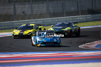 2024-05-18 - 36 LECLERC Antoine (fra), PANCIATICI Nelson (fra), Code Racing Development, Alpine A110 GT4 Evo, action during the 2nd round of the 2024 GT4 European Series powered by Rafa Racing Club on the Misano World Circuit Marco Simoncelli, from May 17 to 19, 2024 in Misano Adriatico, Italy - AUTO - GT4 EUROPEAN SERIES MISANO 2024 - GRAND TOURISM - MOTORS