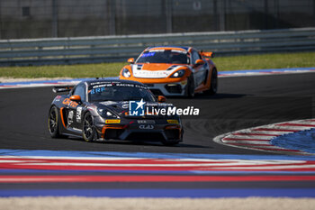 2024-05-18 - 24 BRICHE Florian (fra), BELTRAMELLI Viny (fra), JSB Compétition, Porsche 718 Cayman GT4 RS CS, action during the 2nd round of the 2024 GT4 European Series powered by Rafa Racing Club on the Misano World Circuit Marco Simoncelli, from May 17 to 19, 2024 in Misano Adriatico, Italy - AUTO - GT4 EUROPEAN SERIES MISANO 2024 - GRAND TOURISM - MOTORS