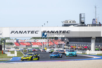 2024-05-18 - 30 ZULAUF Finn (ger), KRONBERG Max (ger), W&S Motorsport, Porsche 718 Cayman GT4 RS CS, action 36 LECLERC Antoine (fra), PANCIATICI Nelson (fra), Code Racing Development, Alpine A110 GT4 Evo, action during the 2nd round of the 2024 GT4 European Series powered by Rafa Racing Club on the Misano World Circuit Marco Simoncelli, from May 17 to 19, 2024 in Misano Adriatico, Italy - AUTO - GT4 EUROPEAN SERIES MISANO 2024 - GRAND TOURISM - MOTORS