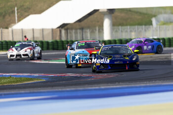 2024-05-18 - 91 MOLLER MADSEN Nicolai (den), EKELCHIK Ivan (arm), Wimmer Werk Motorsport, Porsche 718 Cayman GT4 RS CS, action during the 2nd round of the 2024 GT4 European Series powered by Rafa Racing Club on the Misano World Circuit Marco Simoncelli, from May 17 to 19, 2024 in Misano Adriatico, Italy - AUTO - GT4 EUROPEAN SERIES MISANO 2024 - GRAND TOURISM - MOTORS