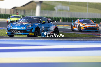 2024-05-18 - 36 LECLERC Antoine (fra), PANCIATICI Nelson (fra), Code Racing Development, Alpine A110 GT4 Evo, action during the 2nd round of the 2024 GT4 European Series powered by Rafa Racing Club on the Misano World Circuit Marco Simoncelli, from May 17 to 19, 2024 in Misano Adriatico, Italy - AUTO - GT4 EUROPEAN SERIES MISANO 2024 - GRAND TOURISM - MOTORS