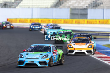 2024-05-18 - 22 NUREDINI Herolind (ger), PICHLER Leo (aut), Allied-Racing, Porsche 718 Cayman GT4 RS CS, action during the 2nd round of the 2024 GT4 European Series powered by Rafa Racing Club on the Misano World Circuit Marco Simoncelli, from May 17 to 19, 2024 in Misano Adriatico, Italy - AUTO - GT4 EUROPEAN SERIES MISANO 2024 - GRAND TOURISM - MOTORS