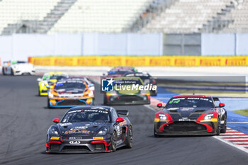 2024-05-18 - 46 BRICHE Julien (fra), NAVARRO Jean-Laurent (fra), JSB Compétition, Porsche 718 Cayman GT4 RS CS, action during the 2nd round of the 2024 GT4 European Series powered by Rafa Racing Club on the Misano World Circuit Marco Simoncelli, from May 17 to 19, 2024 in Misano Adriatico, Italy - AUTO - GT4 EUROPEAN SERIES MISANO 2024 - GRAND TOURISM - MOTORS