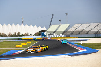 2024-05-18 - 92 MALOY Nicholas (usa), HEYERDAHL Emil (nor), Wimmer Werk Motorsport, Porsche 718 Cayman GT4 RS CS, action 76 during the 2nd round of the 2024 GT4 European Series powered by Rafa Racing Club on the Misano World Circuit Marco Simoncelli, from May 17 to 19, 2024 in Misano Adriatico, Italy - AUTO - GT4 EUROPEAN SERIES MISANO 2024 - GRAND TOURISM - MOTORS