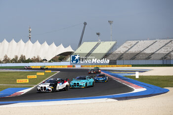 2024-05-18 - 17 VAN DER ENDE Ricardo (nld), LESSENNES Benjamin (bel), L'Espace Bienvenue, BMW M4 GT4 G82, action 11 GEDIK Yangzi (tur), CARVALHO Ebrahim Pedro (bra), Borusan Otomotiv Motorsport, BMW M4 GT4 G82, action during the 2nd round of the 2024 GT4 European Series powered by Rafa Racing Club on the Misano World Circuit Marco Simoncelli, from May 17 to 19, 2024 in Misano Adriatico, Italy - AUTO - GT4 EUROPEAN SERIES MISANO 2024 - GRAND TOURISM - MOTORS