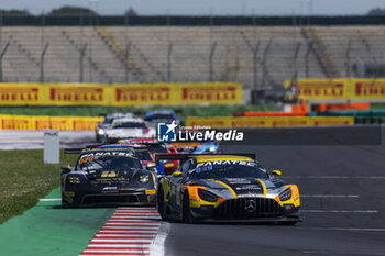 2024-05-18 - 10 PANIS Aurélien (fra), GAZEAU César (fra), MEYUHAS Roee (usa), Boutsen VDS, Mercedes-AMG GT3 Evo, action during the 3rd round of the 2024 GT World Challenge Sprint Cup on the Misano World Circuit Marco Simoncelli, from May 17 to 19, 2024 in Misano Adriatico, Italy - AUTO - GT WORD SPRINT CUP MISANO 2024 - GRAND TOURISM - MOTORS