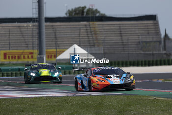 2024-05-18 - 163 ENGELHART Christian (ger), PERERA Franck (fra), MAPELLI Marco (ita), GRT - Grasser Racing Team, Lamborghini GT3 Evo, action during the 3rd round of the 2024 GT World Challenge Sprint Cup on the Misano World Circuit Marco Simoncelli, from May 17 to 19, 2024 in Misano Adriatico, Italy - AUTO - GT WORD SPRINT CUP MISANO 2024 - GRAND TOURISM - MOTORS